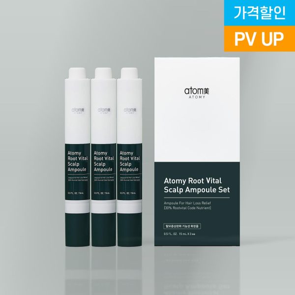 Атоми Набор ампул для кожи головы Root Vital (15мл*3 шт) — изображение 2