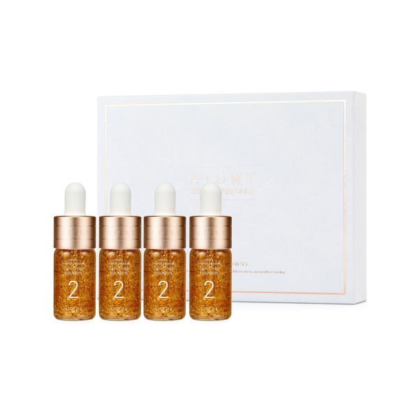 Атоми Набор синергетических ампул 24K Gold Infusion *1 шт (10 г*4 шт) — изображение 3