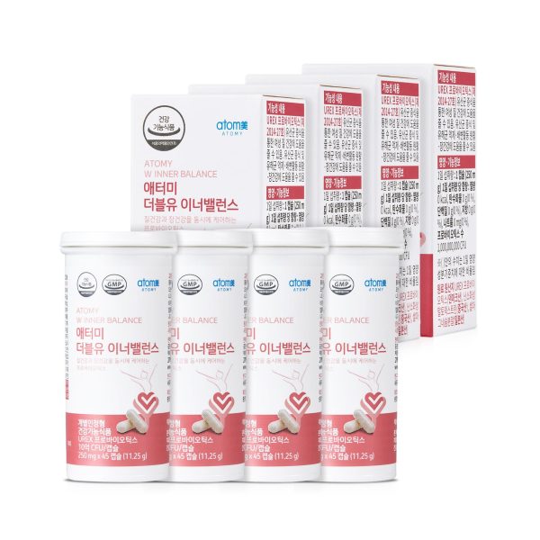 Атоми W Inner Balance * 4 шт (45 капсул, 4 набора, 6 месяцев) — изображение 2