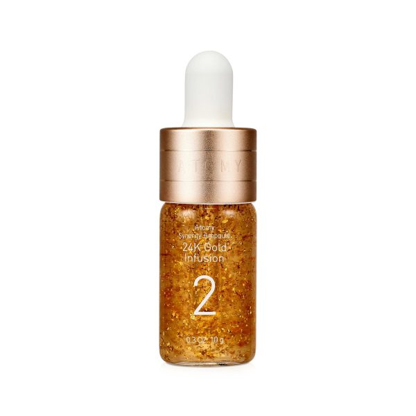 Атоми Набор синергетических ампул 24K Gold Infusion *1 шт (10 г*4 шт) — изображение 5